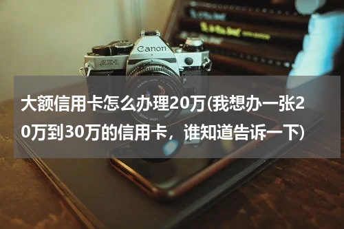 大额信用卡怎么办理20万(我想办一张20万到30万的信用卡，谁知道告诉一下)