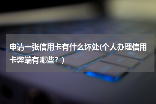 申请一张信用卡有什么坏处(个人办理信用卡弊端有哪些?)