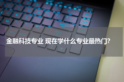 金融科技专业 现在学什么专业最热门?